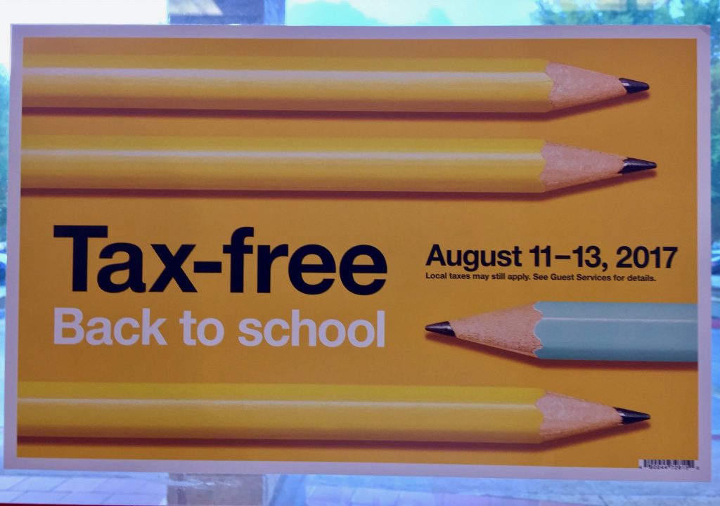 Texas TaxFree Weekend August 11 13, 2017