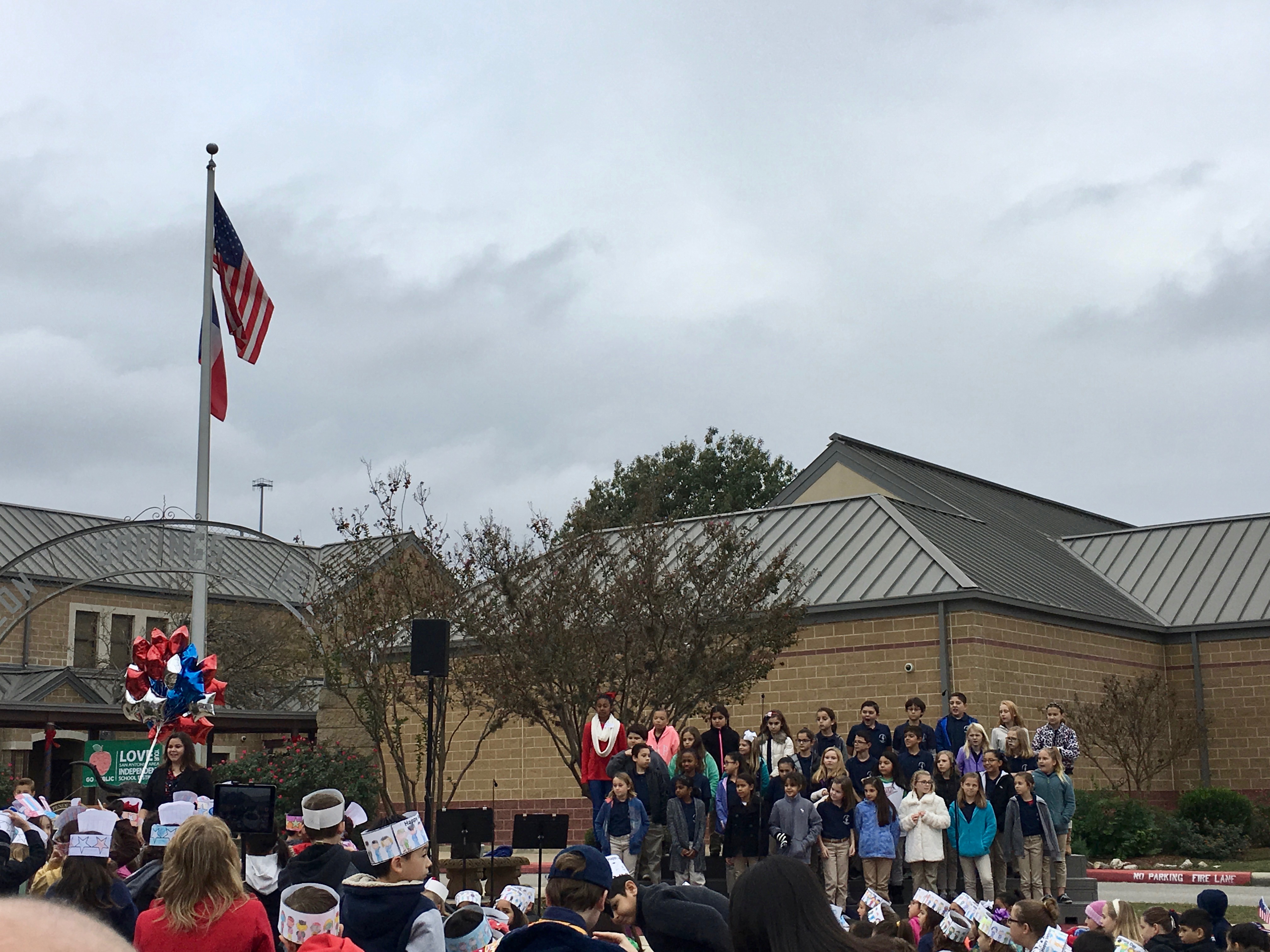 Leon Springs Elementary Veterans Day 2017 Amanda L. James Law
